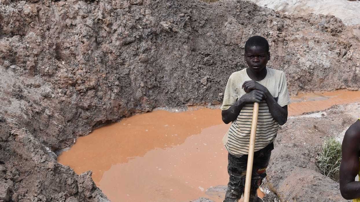 Benin: Kinderarbeiter in einer Mine