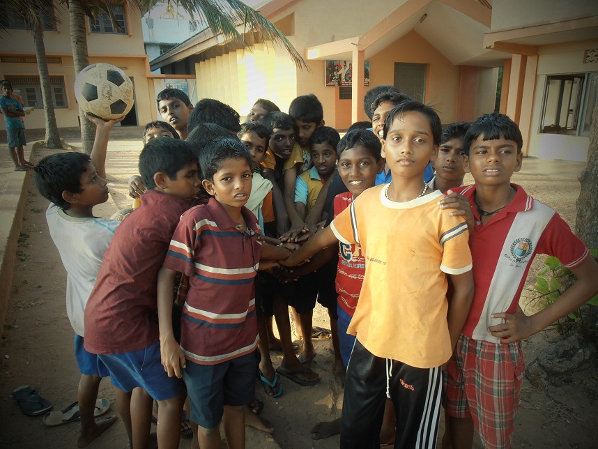 Sri Lanka: Gruppe von Jungen