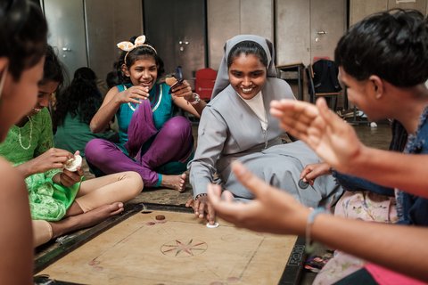 Indien: Zeit zum Spielen im Don Bosco-Wohnheim