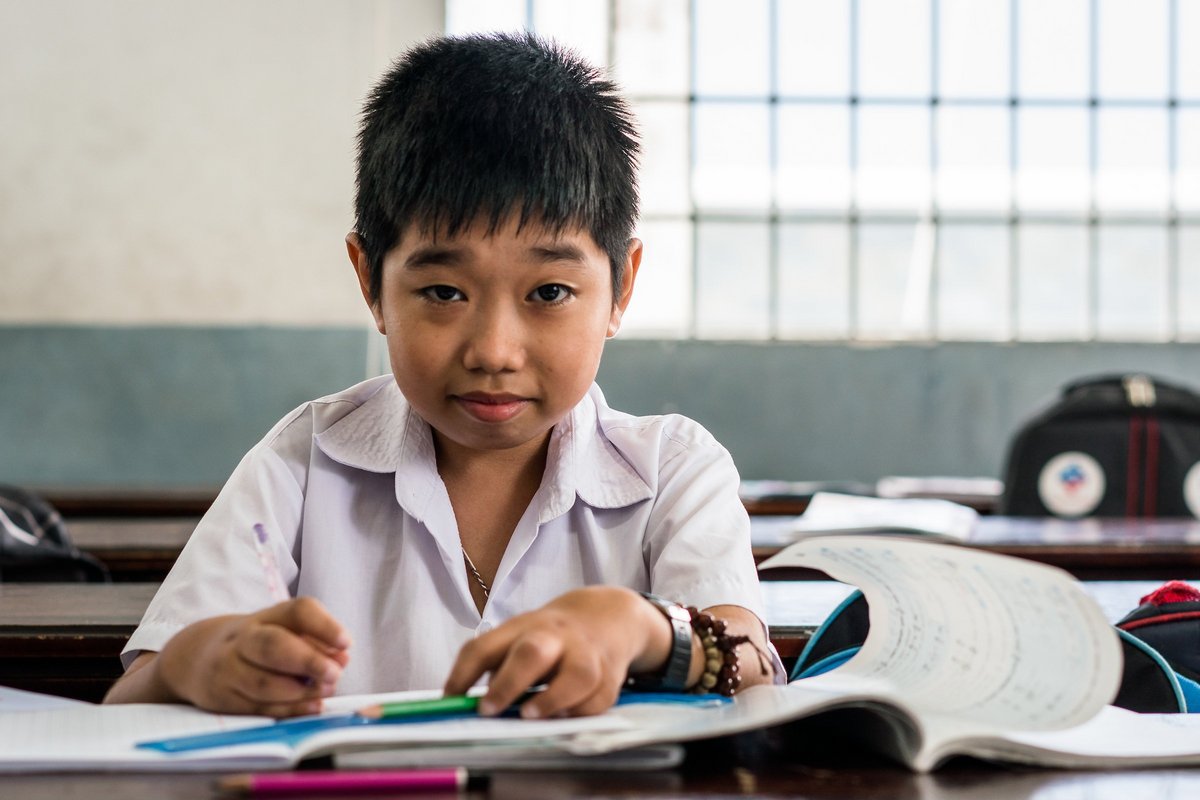 Vietnam: Van beim Lernen