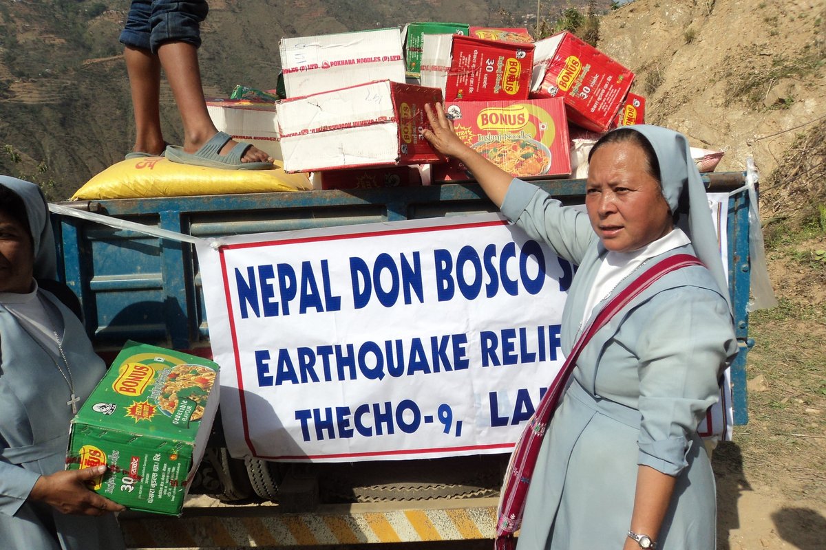 Nepal: Don Bosco Nothilfe nach dem Erdbeben 2015