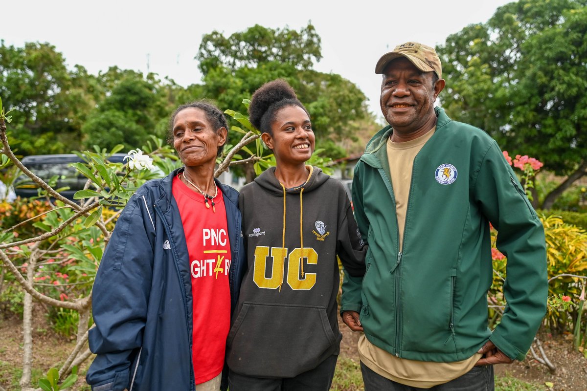 Papua-Neuguinea: Joyce mit ihren Eltern