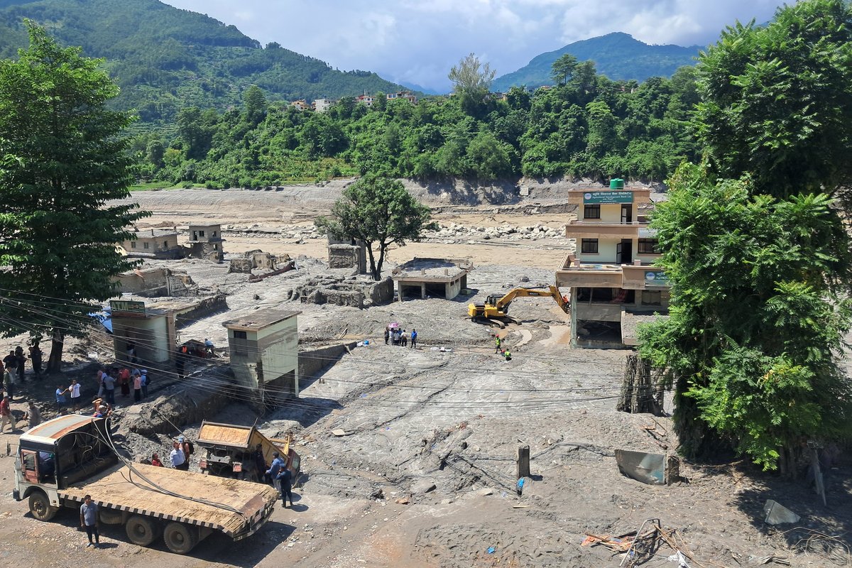 Nepal: Zerstörung nach der Sturzflut