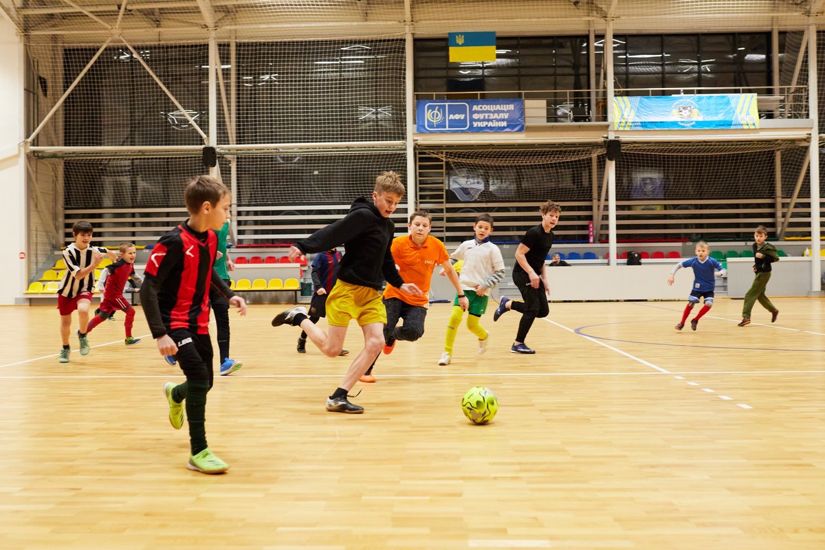 Ukraine: Geflüchtete Kinder beim Sport 