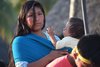 Indigene Mutter in Ecuador