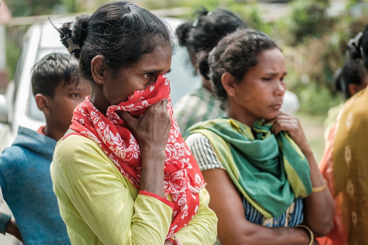 Indien: emotionale Zuschauende