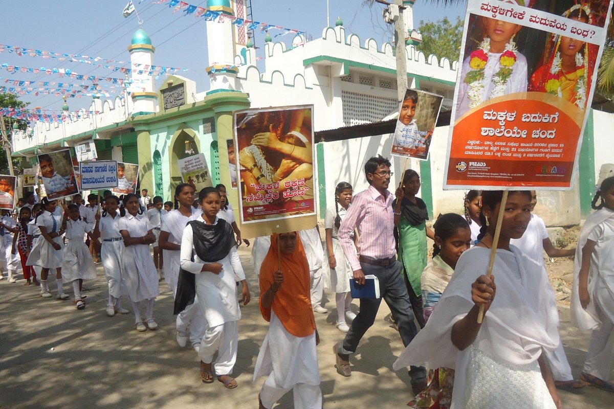 Indien: Protestmarsch gegen Kinderheirat