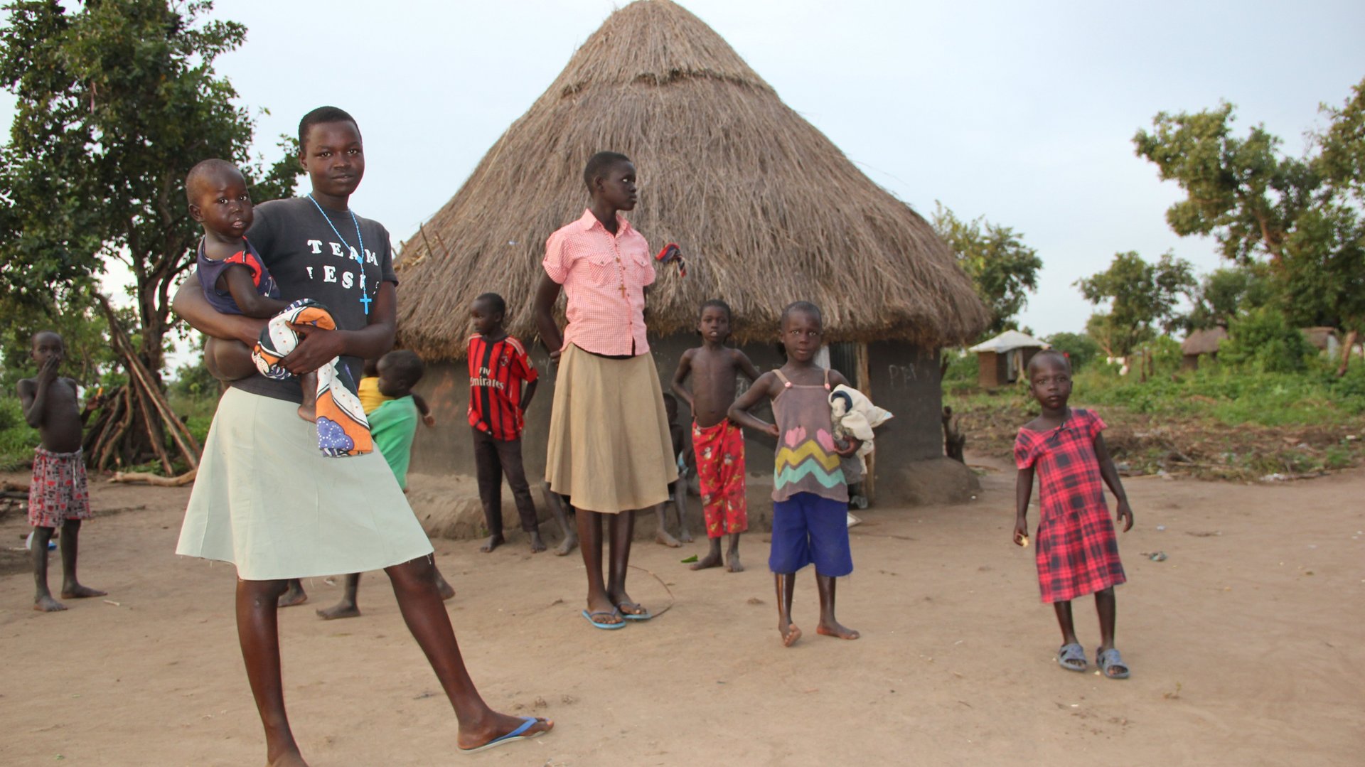 Uganda: Familie in Palabek