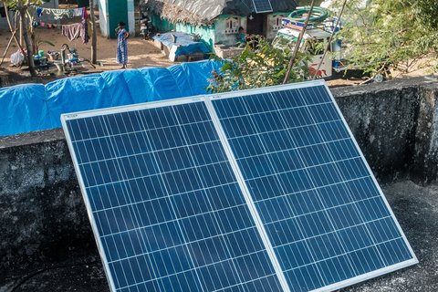 Indien: Solarpanel