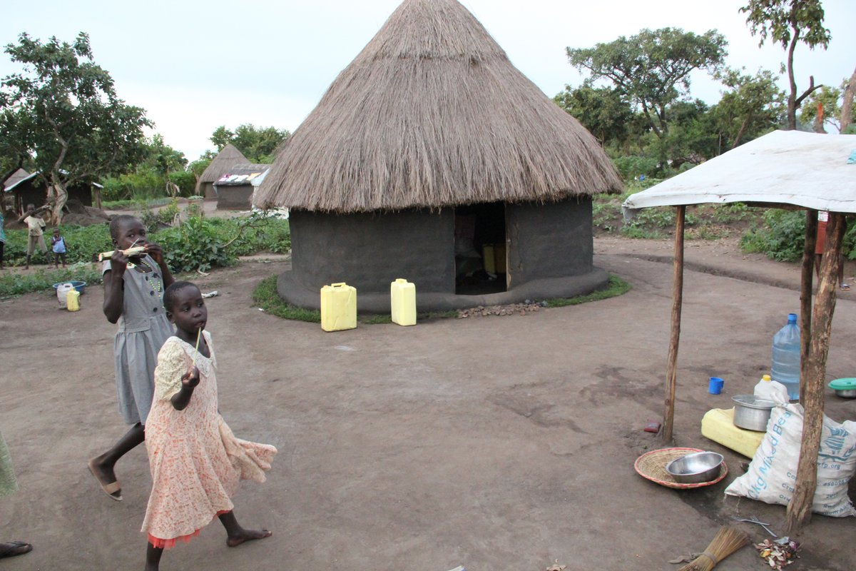 Uganda: Siedlungsfläche in Palabek