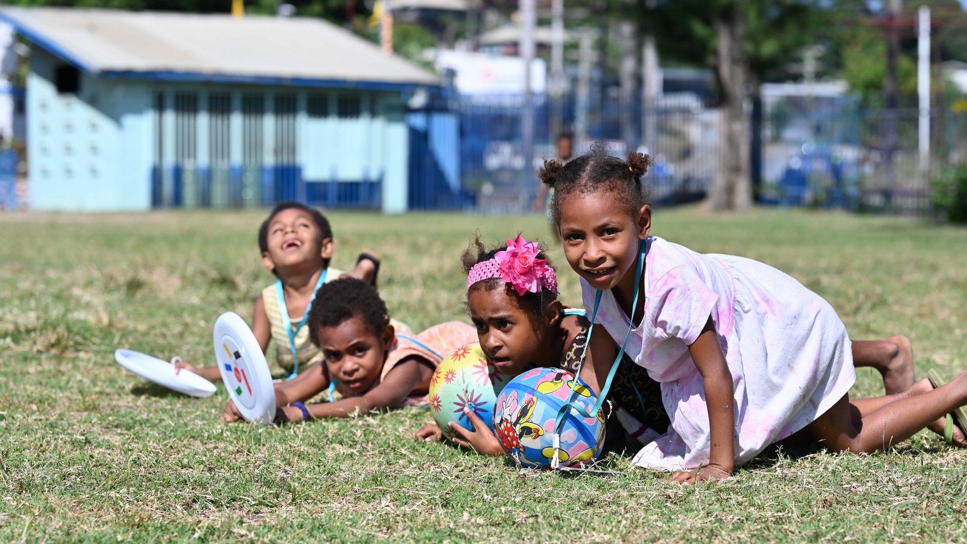 Papua-Neuguinea: Mädchengruppe
