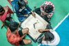 Indien: gerettete Straßenkinder beim Spielen