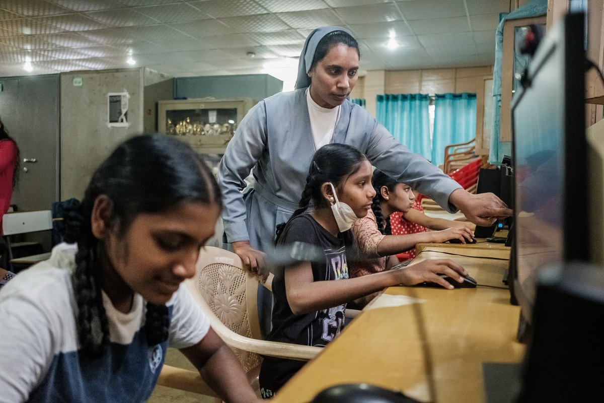 Indien: Computerkurs im Don Bosco Wohnheim