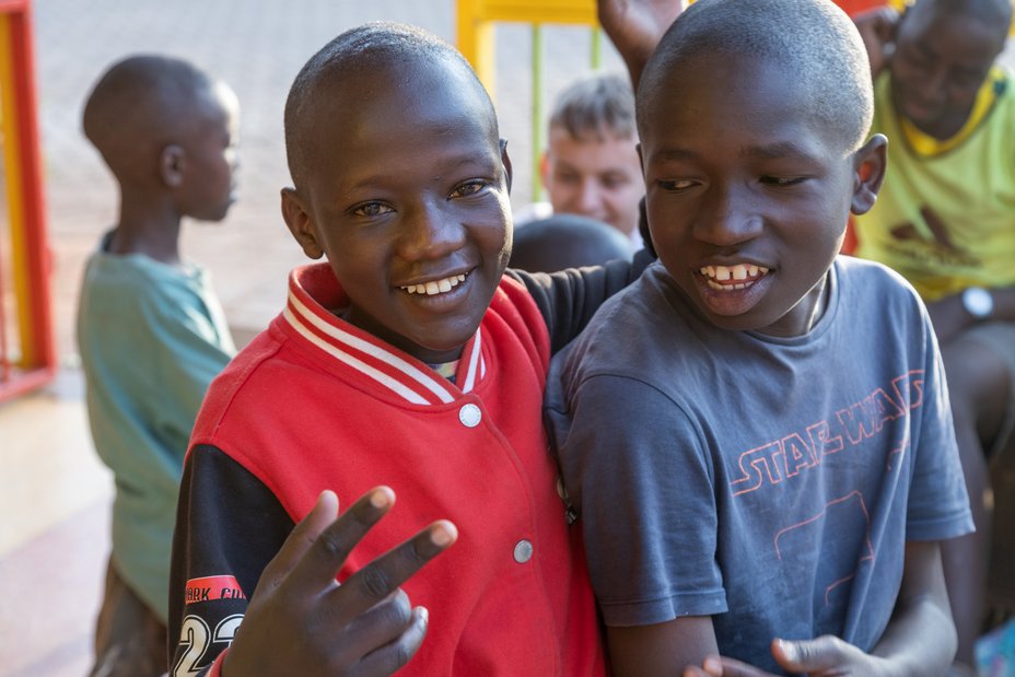 Zwei Schüler der Don Bosco-Schule in Nairobi.