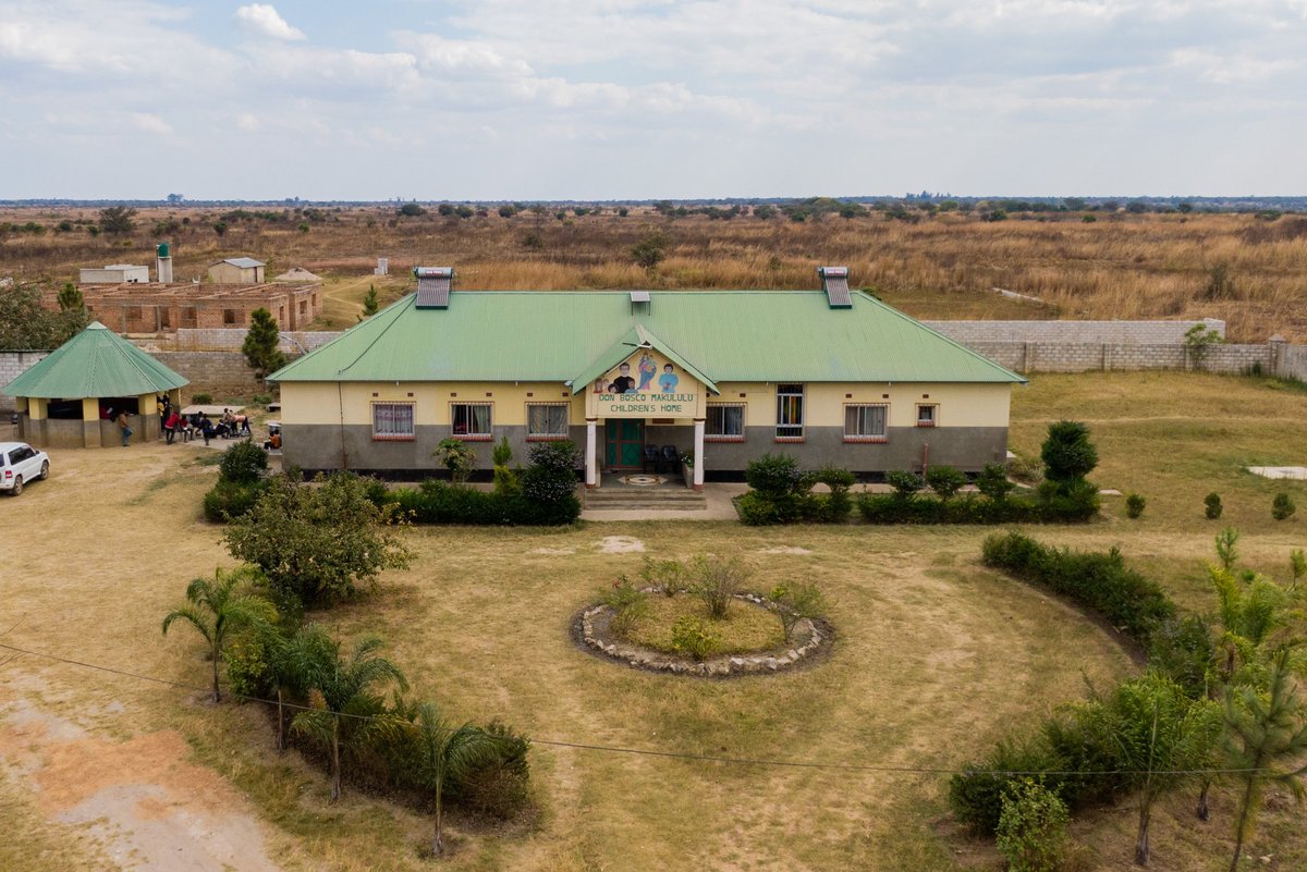 Blick auf das Don Bosco-Kinderdorf Makululu