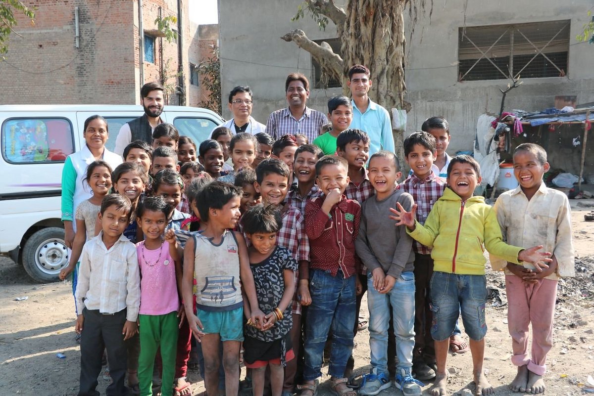 Indien: Kindergruppe